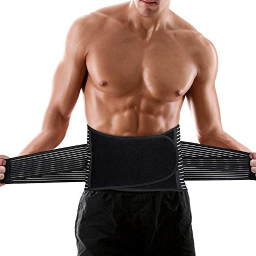aoory Rückenbandage Rückenstütze Rückenstützgürtel Stützgürtel Bauch Bandage Fitnessgürtel Gegen Rückenschmerzen Für Herren Und Damen