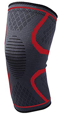Omenluck 1 Pair Heated Knee Brace Wrap Knees Heating Pad Breathable For Men Women Autumn And Winter
