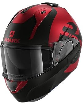 Shark Klapphelm EVO-ES Kedje HE9809 RKR Modularhelm mit Sonnenblende, XS 53/54