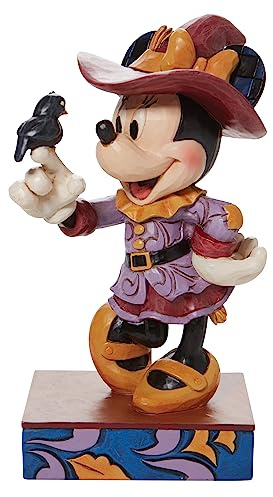 Enesco Jim Shore Disney Traditions Collection - Statuetta Minnie con Topolino e amici, 15,5 cm, multicolore, resina