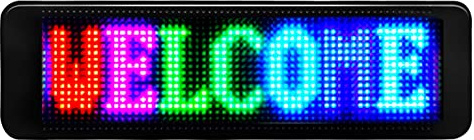 Aublinto Auto Windschutzscheiben LED Schild,5V Taxi Schild Bildschirm Auto LED Anzeigebildschirm Interactive Bluetooth Gesteuertes Auto LED Display für Car Store Party Bar Hotel Konzert