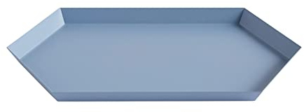 HAY Kaleido M Dusty Blue aus pulverbeschichtetem Stahl, Farbe: Dusty Blue, Maße: 33,5 cm L x 19,5 cm B, AB430-A602-AF89