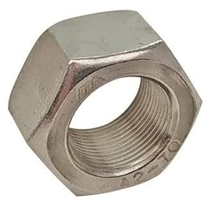 1/2/5 STÜCKE M8~M24 304 Edelstahl Mutter Umkehrgewinde Sechskant Sechskantmuttern Linkszahn Muttern Linksgewinde Feingewinde Sechskant (Size : M12x1.25(1pcs))