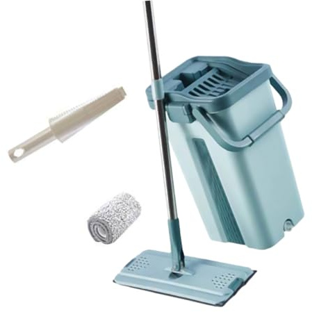 PRETYZOOM Fregona Manos Libres Cubo Trapeador de Microfibra para Limpieza Accesorios de Trapeador para Hogares Cubs para Fregona y Trapeadores de Microfibra