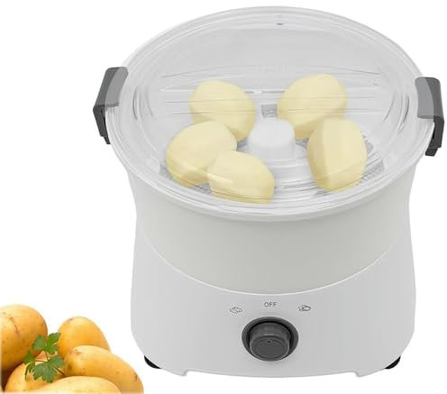 Pelador Patatas Electrico, 85W Máquina Peladora Automática, Pelador Verduras Removedor De Piel De Patata Eléctrico para El Hogar, Arranque con Un Solo Toque, Fácil De Operar