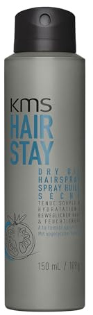KMS HAIRSTAY Spray pour cheveux Dry Oil pour tous les types de cheveux I Protection contre l'humidité I Contrôle des frisottis I Texture et finition douces 75 ml