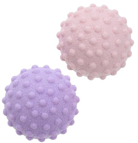 VERDANVERSE Balles de Massage Myofasciales en Silicone 49mm Lot de 2 Balle de Point Déclencheur pour Yoga et Réflexologie Plantaire Massage Musclé Profond Détente Musculaire pour Sport