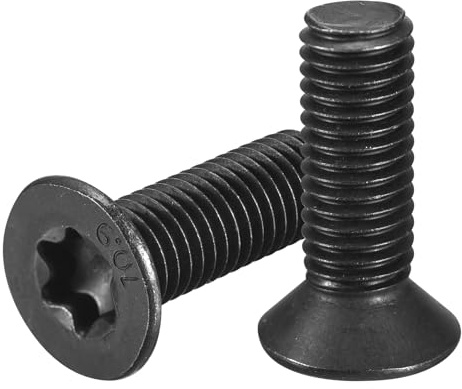 QUARKZMAN Vis â Tête Plate Torx M10-1,5 x 30 mm Filetage Complet 10Pcs