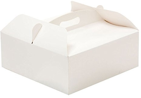0340204 DECORA - SCATOLA TORTA CON MANICO 33,5 X 33,5 X 12 H CM
