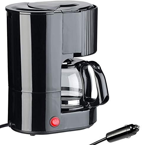 Rosenstein & Söhne Kaffeemaschine Lkw: Lkw-Filterkaffee-Maschine, bis zu 3 Tassen, 650 ml, 24 Volt, 300 Watt (Kaffeemaschine 24 Volt, Lkw 24V, Camping Wasserkocher)