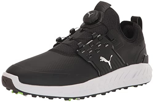 PUMA Ignite artikulate skiva herr Golfskor , Puma svart Puma silver Puma svart, 44 EU