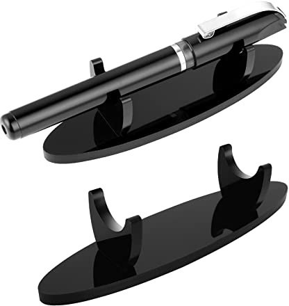 2 Stück Füllfederhalter Display Ständer Acryl Stifthalter Stiftständer Schwarz Stift Organizer, Pen Display Holder Stand, für Kugelschreiber und Schreibgeräte