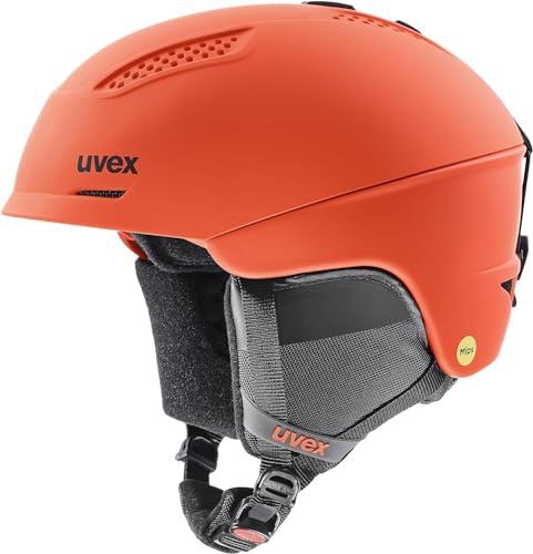 uvex ultra MIPS - skidhjälm för dam och herr - MIPS-system - individuell storleksanpassning - fierce red matt - 51-55 cm