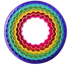 Sally's Magic Cutters: Duo-Design Ausstecher in Rund- und Sternform (Rund)