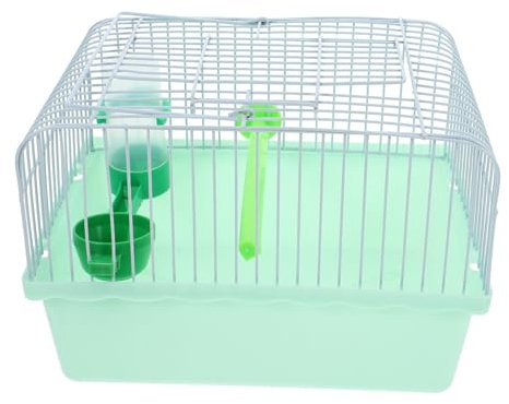 BCOATH Käfig für Papageien Unzertrennliche Kleintierträger Tragbare Vogelkäfige Sitzstange Futtertablett