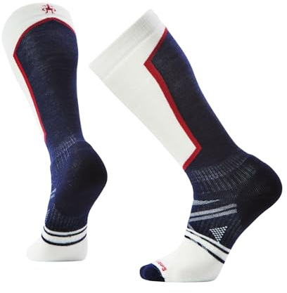 Smartwool, Men's, Ski Full Cushion Over-the-Calf Socks, Deep Navy, X-Large