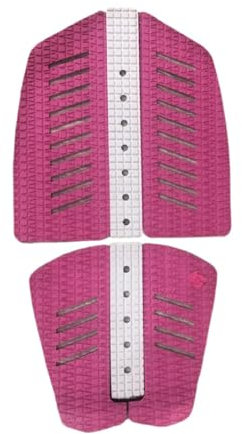 Ronyme 6X Surf Traction Pads Surfbrett Pads Eva Einstellbare Ferse Pad Zubehör Fuß Deck Grip Pad für Enthusiasten Surfbrett Surfen, Rosa