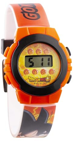Coriex Relojes para niños: modernos relojes digitales para niños: elegantes y prácticos para jóvenes creadores de tendencias. Hora y fecha en diferentes diseños, Dragon Ball, Correa