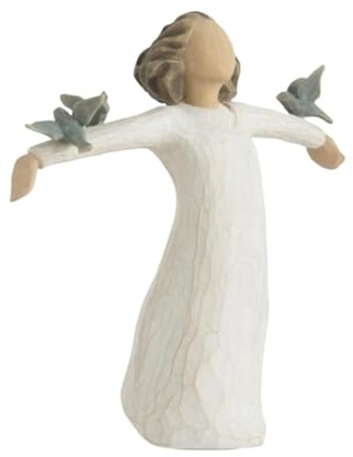 JABALUX Born Scene Willow-Tree Figur, 10-teilige Krippen-Szene mit Heiligen Familie, Dekoration (I-1 Stück, Harz, Klassisch, Religiös)