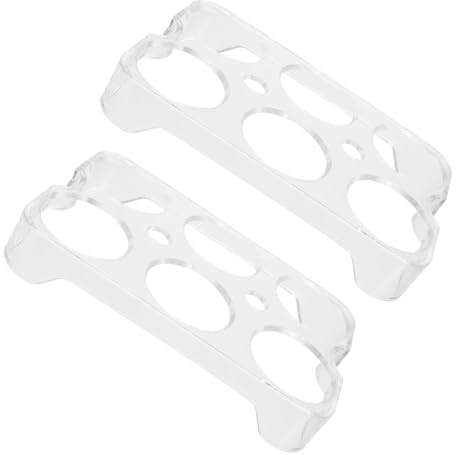 HONMEET Caja para Guardar Huevos 2 Piezas Organizador para Nevera 6 Compartimientos Soporte Antigolpes para Cocina