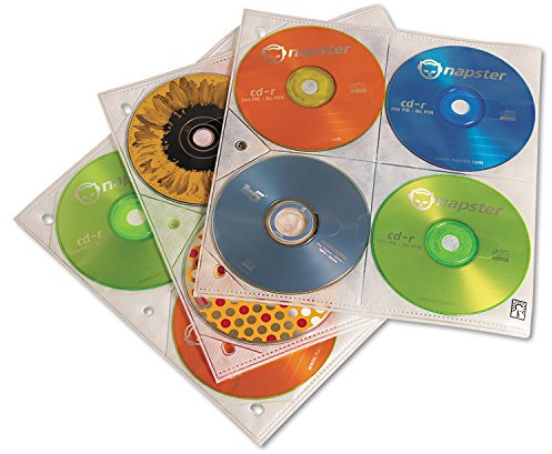 Case Logic CDP-200 200 Disc Capacity CD ProSleeve Pages (White) 26 x x 24.8 cm