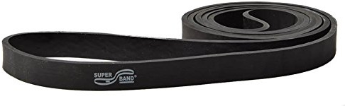 Dittmann Jumbo Rubberband Premium Pull Gummiband, Trainingshilfe für Training und Übung in verschiedenen Widerständen, Level 2 - Schwarz/Light