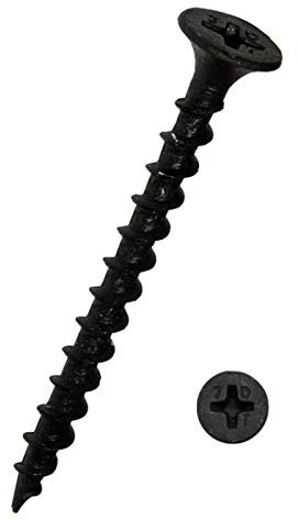Dresselhaus 0/6535/091/4,2/55/ /01 Gipsplattenschrauben mit Grobgewinde Trompetenkopf-H , 4,2 x 55, phosphatiert, 500 Stück