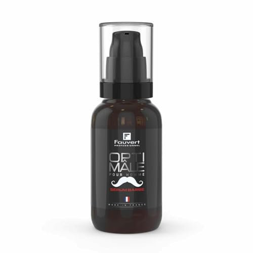 Fauvert Professionnel Sérum Barbe - Soin Barbe Homme Nourrissant & Adoucissant - Produit Barbe Homme - Huile d’Abyssinie et Huile Essentielle de Menthe Poivrée - Fabriqué en France - 100 ml