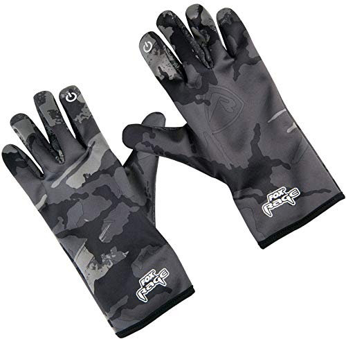 Fox Rage Thermal Camo Gloves - Thermohandschuhe für Angler, Größe:XL