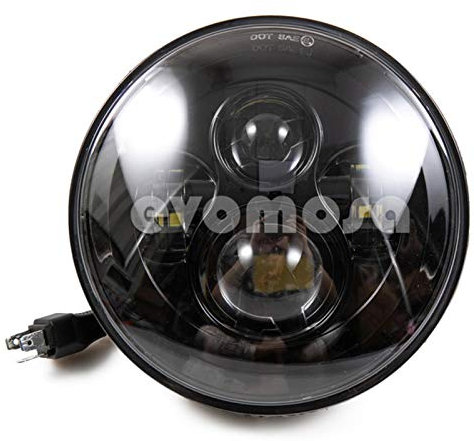 7 Zoll 45W LED Motorrad Scheinwerfer Projektor Fernlicht für Harley Honda Yamaha Dyna Cafe Racer Bobber Touring Softail Road
