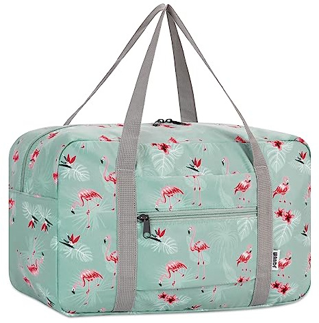 Bagaglio a Mano 40x30x20 Ryanair Wizzair Borsone da Viaggio per Aereo, Borsa Parto Ospedale Mamma, Borsa per Palestra, Weekend per Uomo e Donna di WANDF (Blu Fenicottero 20L)