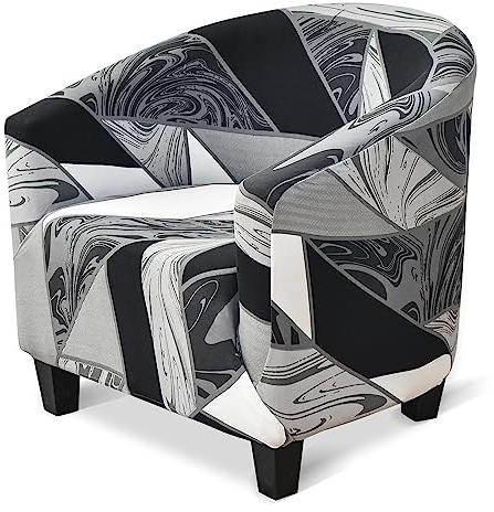 jianyana tullsta sesselbezug, Universal Sesselschoner Elastisch Sesselüberwurf sesselbezug Stretch hussen für Sessel für Einzelsofa, Clubsessel, Cocktailsessel, (Geometrie)