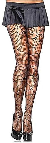 Mizijia Spinnennetz strumpfhose, Strumpfhose spinnennetz, Halloween strumpfhose, Schwarz Sexy Netzstrümpfe Strümpfe, für Damen Karnevals-party Halloween