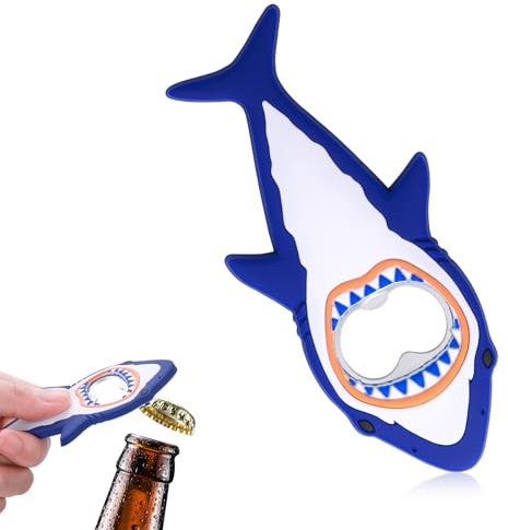 Andibro décapsuleur en forme de requin,Tire-bouchon créatif interrupteur magnétique accessoire de camping cadeau pour homme père ami barman