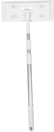 Ipetboom Trapeador Estático De Secciones con Varilla Telescópica Recogedor De Polvo Electrostático Paños para Suelos Herramienta De Limpieza Doméstica Resistente y Versátil