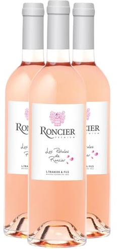 Roncier Premium Les Pétales de Roncier - Rosé - Vin de France - Vin Rosé (3x75cl)
