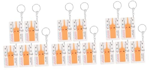 TOPPERFUN 15pièces Jauge De Profondeur De Pneu Outil De Mesure Pour Vérifier La Profondeur De Bande De Roulement Des Pneus De Voiture Et Portable