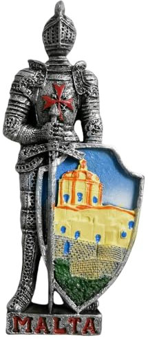 Soldier Malta Magnete da frigorifero souvenir da viaggio, decorazione per frigorifero, collezione 3D