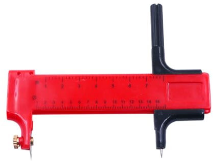Cutter circulaire multifonctionnel pour diamètre 2 cm-15 cm, outil de coupe circulaire réglable facile à utiliser