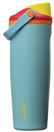 Owala FreeSip Sway Insulated Stainless Steel Water Bottle with Two-Way Spout, Built-In Straw and Bucket Handle, Made for Travel, School, and Sports, 30oz, BPA Free, Leak Proof, Summer Sweetness