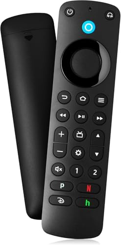 Telecomando di ricambio vocale (3rd Gen) con telecomando di ricambio per Smart Fi-re Tvs S-tick (4K, 2nd Gen, 3rd Gen, Lite), per AMZ Smart Tvs Cube (2nd Gen, 3rd Gen)