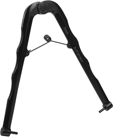 HONITANO Clé à Molette Double Ergots Réglable pour Meuleuse Outil Acier pour Écrous Ronds et Montage Plateau de Ponçage