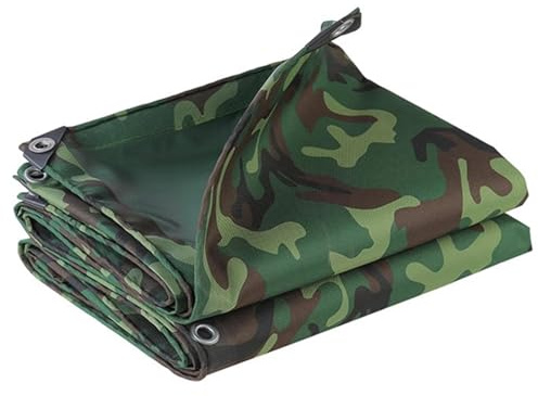 Lona impermeable resistente, varios tamaños (1,5 x 2 m, 1,2 x 1,5 m, 1,2 x 1,8 m, 2 x 3 x 4 m, 4 x 6 m), sábana de suelo de camping con ojales para tiendas de campaña y uso al aire libre
