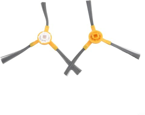 Kit di 6 spazzole laterali di ricambio per IKOHS per robot aspirapolvere Netbot S15, parti di manutenzione efficaci, accessorio duraturo, facile installazione, prestazioni di pulizia uniformi