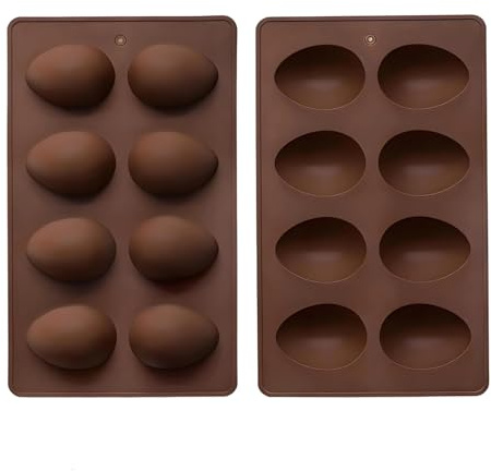 Stampi in silicone a forma di uovo, stampi in silicone per uova da forno, stampo per uova al cioccolato, per panettieri domestici e produttori di dessert fai da te in Europa (2, tipo B)