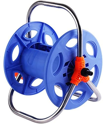 Garden Hose Reel - Easy Feed Design, Durable Construction, Fits Up to 30 Metre Hose, Ideal for Lawns, Sidewalks, and Backyards