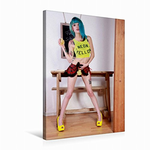 Premium Textil-Leinwand 50 x 75 cm Hoch-Format Neon Glam | Wandbild, HD-Bild auf Keilrahmen, Fertigbild auf hochwertigem Vlies, Leinwanddruck von Andy Bulls