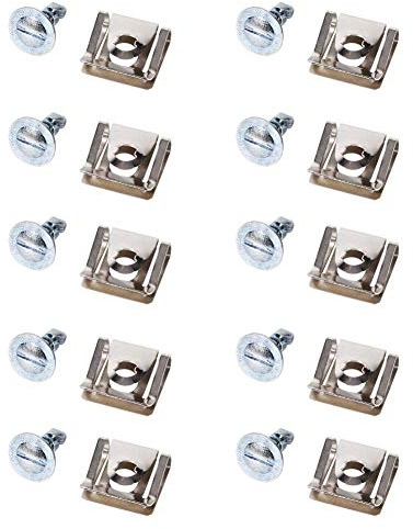Auto Motor Unterboden Schraubklammern, Keenso 10 Set Motorabdeckung Schraube Clips 10 Schnalle + 10 Schraube Geformte Produkte