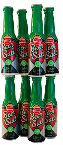 Twang Lime Beer Salt | Lime Flavored Beer Salt | Pack of 8 Bottles | 1.4 oz Each Bottle