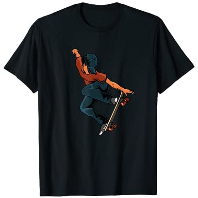 Skate Art Skateboard Waveboard Longboard Skater T-Shirt
